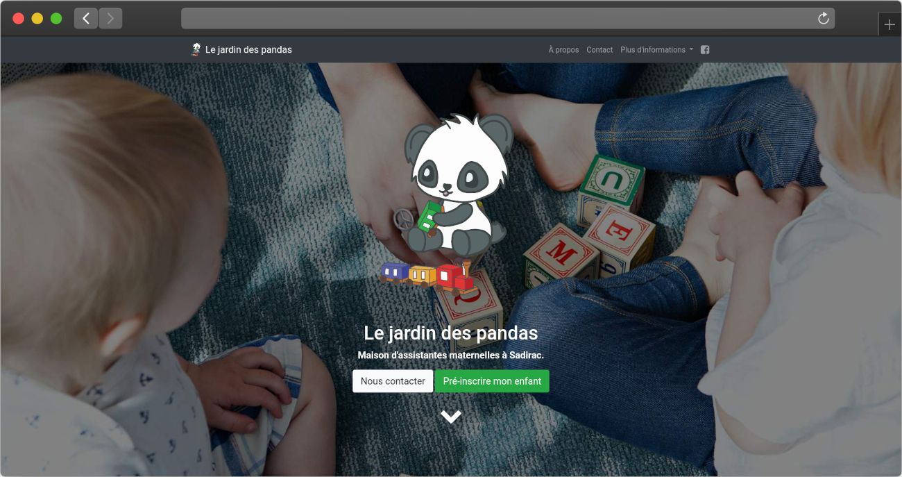 Website of Le jardin des pandas (https://lejardindespandas.fr)
